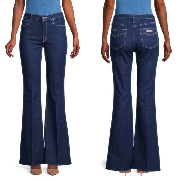 MOTHER Denim - MOTHER The Country Doozy 24 Ohh La La Dark Wash 70s Flare Jeans